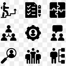 Group Of Icons Depicting Various Aspects Of Training - Training Icons, HD Png Download - success icon png
