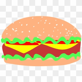Fx13 Burger Clipart - Portable Network Graphics, HD Png Download - burger clipart png