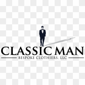 Logo For Custom Bespoke Suit Company - Silhouette, HD Png Download - man in suit silhouette png