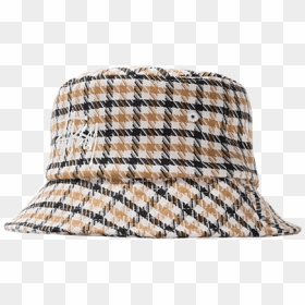 Stussy Big Check Plaid Bucket Mustard Preview - Stussy Plaid Bucket Hat, HD Png Download - stussy logo png