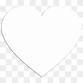 White Heart Button Png, Transparent Png - silver heart png