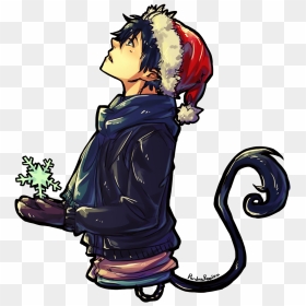 #ao No Exorcist #blue Exorcist #rin Okumura #christmas - Rin Okumura, HD Png Download - rin okumura png