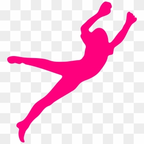 Goalkeeper Silhouette, HD Png Download - jumping silhouette png
