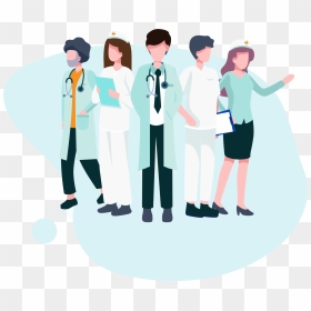 Header Image Doctors - Illustration, HD Png Download - doctor standing png