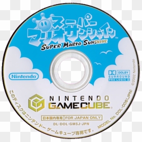 Disc Super Mario Sunshine Gamecube, HD Png Download - super mario sunshine png