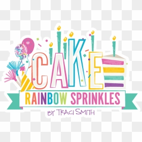 Cake, HD Png Download - sprinkles falling png