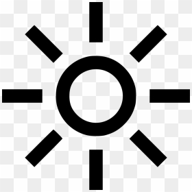 Bright Brightness Contrast Ui Flash - Drought Clipart Black And White, HD Png Download - flash symbol png