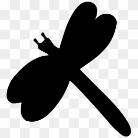 Libélula Dibujo Png, Transparent Png - dragonfly silhouette png