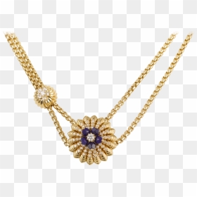 Transparent Bling Necklace Png - Cactus Cartier With Lapis, Png Download - bling necklace png