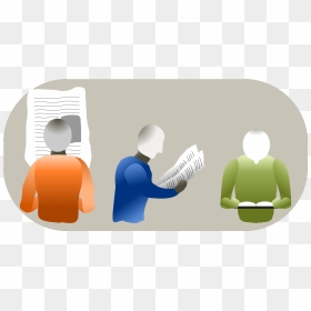 Team, HD Png Download - people reading png