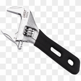 Short Handle Large Opening Adjustable Wrench Adjustable - Adjustable Spanner, HD Png Download - monkey wrench png