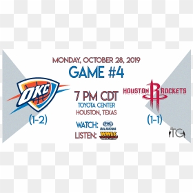 Oklahoma City Thunder, HD Png Download - houston rockets png