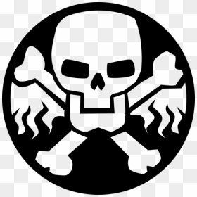 Vector Illustration Of Skull And Crossbones Identify, HD Png Download - poison symbol png