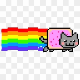 Nyan Cat Gif Png, Transparent Png - pixel png tumblr