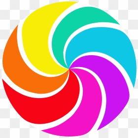 Colorful Pinwheel Pop Illustration, HD Png Download - pinwheel png