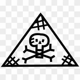 Vector Illustration Of Skull And Crossbones Identify - Clip Art, HD Png Download - poison symbol png