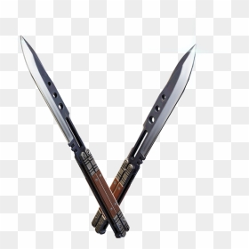 Skin Hugo - Butterfly Knives Fortnite, HD Png Download - butterfly knife png