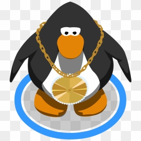 Bling Bling Necklace Ig - Club Penguin Penguin Model, HD Png Download - bling necklace png