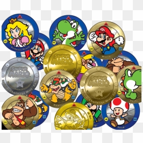 Super Mario Challenge Coins, HD Png Download - mario coins png