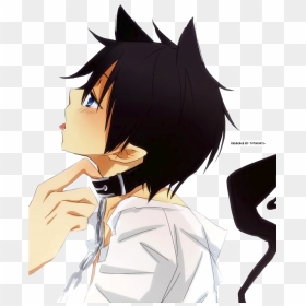 Transparent Anime Boy Png - Cute Anime Neko Boy, Png Download - rin okumura png