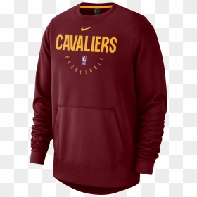 Nike Nba Cleveland Cavaliers Spotlight Crew Hoodie - Long-sleeved T-shirt, HD Png Download - cavaliers png