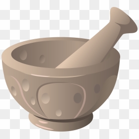 Tools Mortar And Pestle Clip Arts - Mortar And Pestle Clipart, HD Png Download - mortar and pestle png