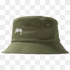Stussy Stock Bucket Hat Olive Preview - Hat, HD Png Download - stussy logo png