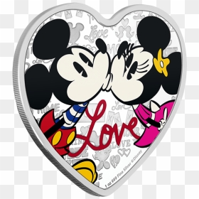 Niue 2019 Minnie Mouse Classic Proof Silver Coin 1oz, HD Png Download - silver heart png
