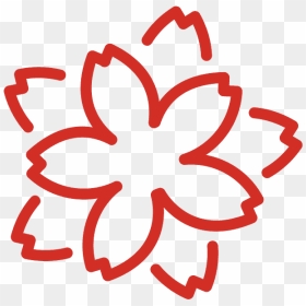 Circle Logo Shapes Png, Transparent Png - cherry blossom emoji png