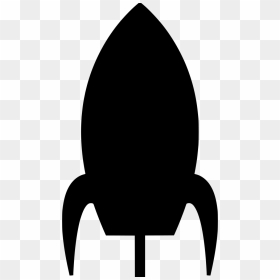 Cartoon Spaceship Silhouette, HD Png Download - nasa spaceship png