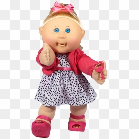 Transparent Blonde Girl Png - Cabbage Patch Doll Blonde, Png Download - baby doll png