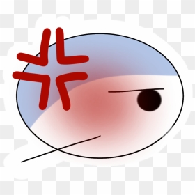 #angry #annoyed #emoji #art - Circle, HD Png Download - annoyed emoji png