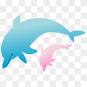 Dolphins Jumping Clipart - 水色 の もの イラスト, HD Png Download - fish jumping png