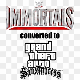 Wwe Immortals Logo Png, Transparent Png - gta san andreas png