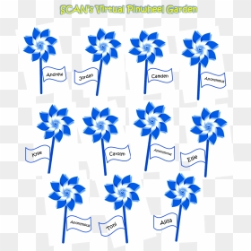 Virtual Pinwheel Garden 4 19 - Pinwheels For Prevention Cac, HD Png Download - pinwheel png