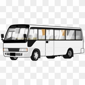 Minibus Vehicle Clipart - Toyota Coaster, HD Png Download - minivan png
