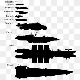 Carrack Silhouette Star Citizen, HD Png Download - dragonfly silhouette png
