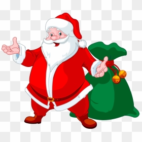 Santa Claus Clipart, HD Png Download - santa hat and beard png