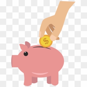 How To Save Money In College - Saving Money Cartoon Png, Transparent Png - save money png