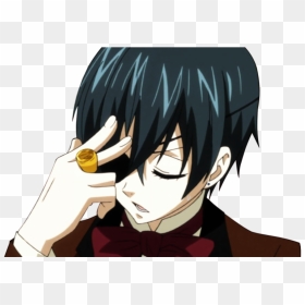 Transparent Ciel Phantomhive Png - Black Butler Sebastian And Ciel Funny, Png Download - black butler png