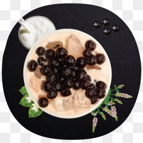 Kf Milk Tea Front - Bubble Milk Tea Top View, HD Png Download - ice tea png