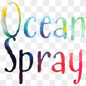 Transparent Ocean Spray Logo Png - Calligraphy, Png Download - ocean spray logo png