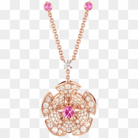 Diamond Bvlgari Divas Dream Necklace, HD Png Download - bling necklace png
