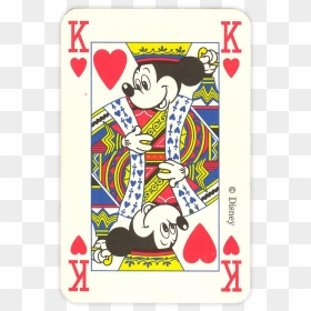 Pin By Patricia Perlhefter On Disney Paper Fun - King Of Hearts Card, HD Png Download - queen of hearts card png
