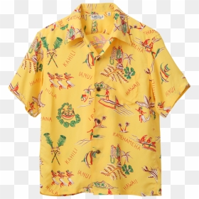 Sun Surf Vintage-style Hawaiian Shirt Good Old Times - Hawaiian Shirts Png, Transparent Png - hawaiian shirt png