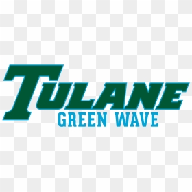Tulane Green Wave Wordmark, HD Png Download - green wave png