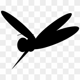 Illustration, HD Png Download - dragonfly silhouette png