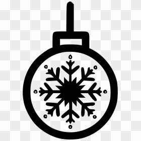 Christmas Snowflake Ball Decoration Light - Snowflake Icon, HD Png Download - light ball png