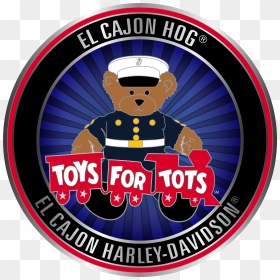 El Cajon Harley - Toys For Tots, HD Png Download - toys for tots logo png