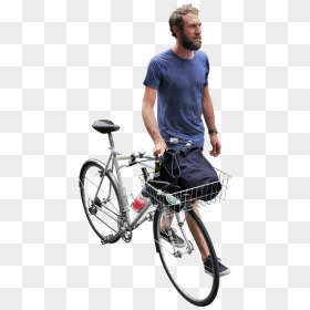 Bike In Copenhagen Png Image - People Ride A Bicycle Png, Transparent Png - biking png